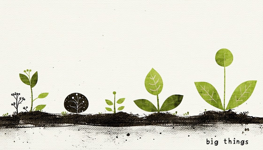 from little things big things grow